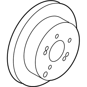 Hyundai 58411-39600 Disc-Rear Brake