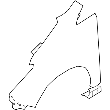 Nissan 63100-5SA0A Fender-Front, RH