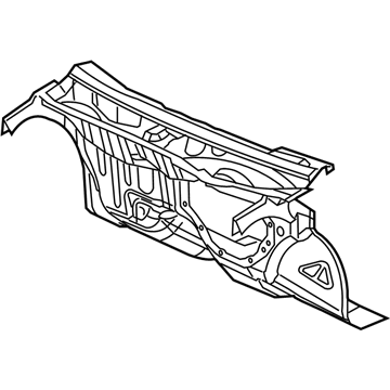 GM 25806611 Weatherstrip Asm-Front Side Door Rear & Rear Side Door Front