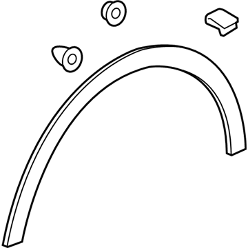 GM 42617384 Wheel Opening Molding