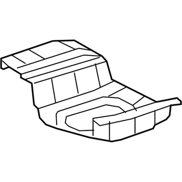 Lexus 58311-50901 Pan, Rear Floor