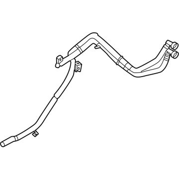 Ford JL3Z-8B081-DA Outlet Hose