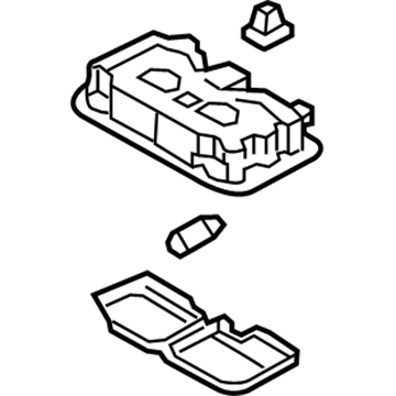 Kia 92870D4000BGA Lamp Assembly-Rear PERSO