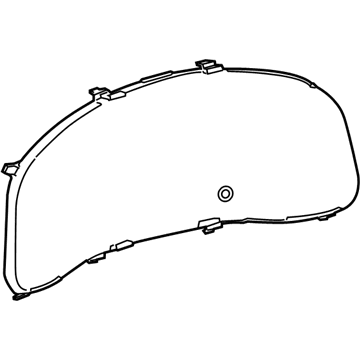 Lexus 83852-76010 Glass, Combination Meter