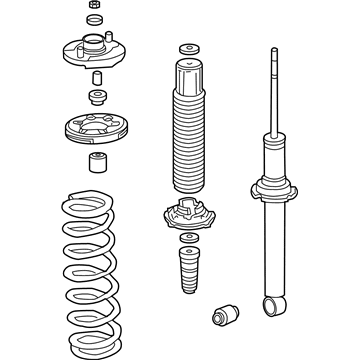 Acura 52610-SEC-A04 Shock Absorber Assembly, Rear
