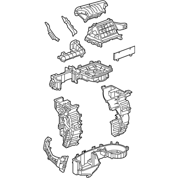 GM 42422351 Evaporator Case