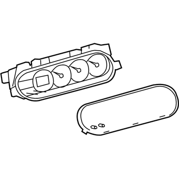 Toyota 83800-12T30 Cluster Assembly