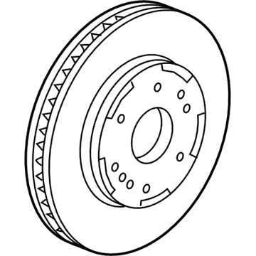 GM 13514522 Front Brake Rotor (Coated)