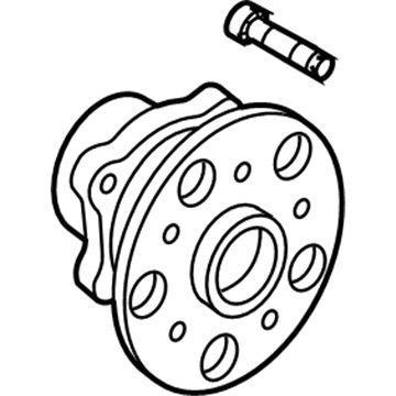 Lexus 42410-30021 Rear Axle Hub & Bearing Assembly, Left