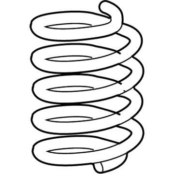 Honda 51401-T7X-A71 Spring, Front