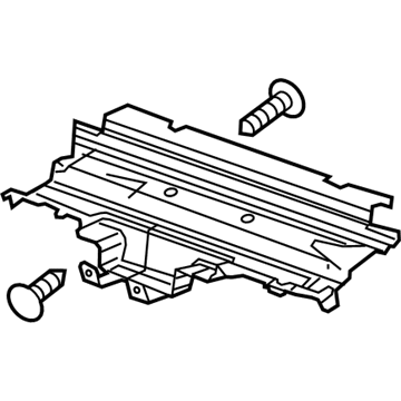 GM 22820156 Upper Baffle