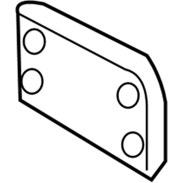 Ford 6S4Z-17A385-AA License Bracket