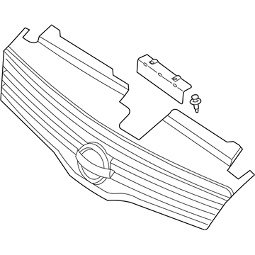Nissan 62070-ZX00A MOULDING Front Bumper
