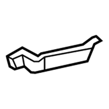 Acura 71193-SJA-013 Spacer, Right Front Bumper Side