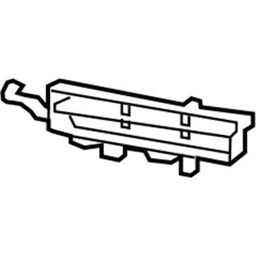 Acura 71117-SJA-A00 Grille, Left Front Bumper Side (Lower)