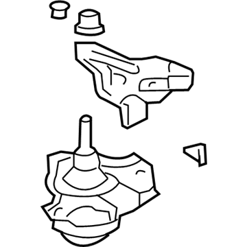 Acura 50820-S6M-023 Rubber Assembly, Engine Side Mounting