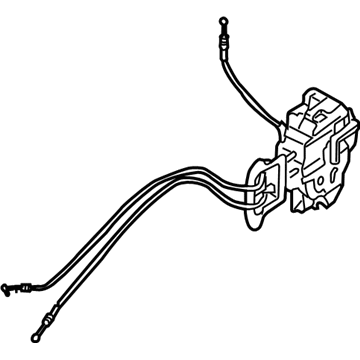 Nissan 80500-ZF00A Front Door Lock Actuator Motor, Right
