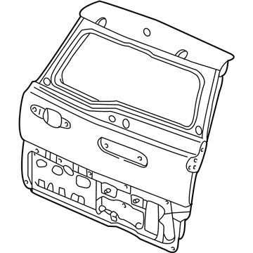 Honda 68100-SCA-A80ZZ Tailgate (DOT)