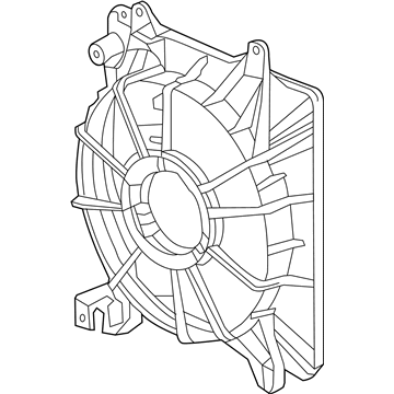 Acura 19015-R1A-A02 Shroud