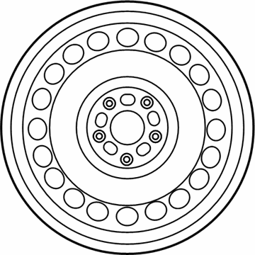 Toyota 42611-42520 Wheel, Steel