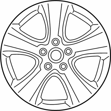 Toyota 42611-42840 Wheel, Alloy