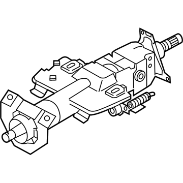 Nissan 48810-CA060 Column Assy-Steering, Upper