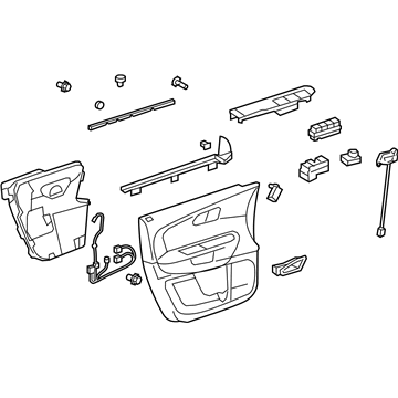 GM 84076549 Door Trim Panel