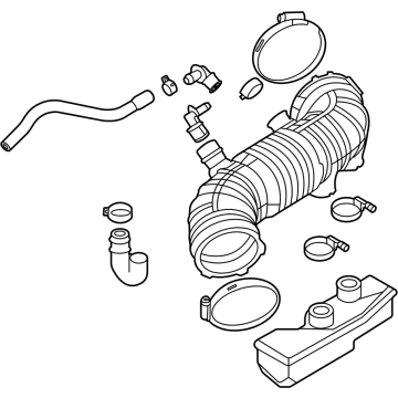 Kia 28130R0300 HOSE ASSY-AIR INTAKE