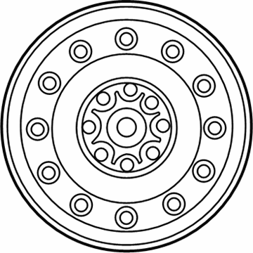 Lexus 42611-24430 Wheel, Disc