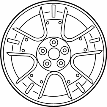 Lexus 42611-24460 Wheel, Disc