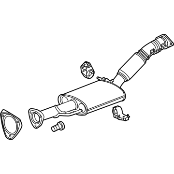 GM 60004748 Muffler & Pipe Assembly