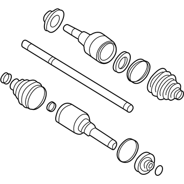 Ford 2L2Z-4K138-BA Axle Assembly