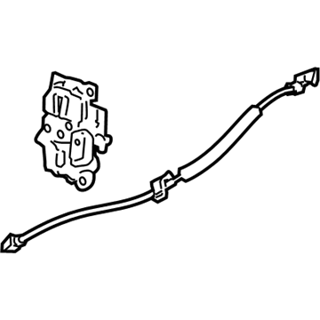 GM 25876390 Lock Assembly