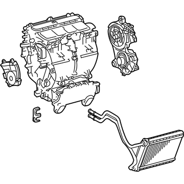 Toyota 87050-08071 Radiator Assembly, Air C