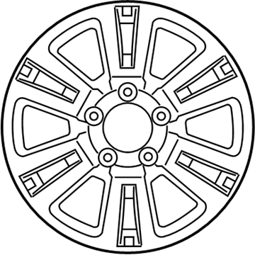 Toyota 42611-0C180 Wheel, Alloy