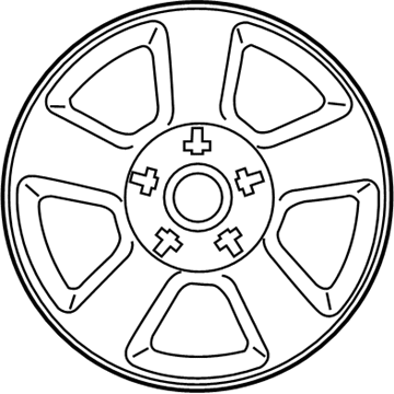 Toyota 42611-0C160 Wheel, Disc