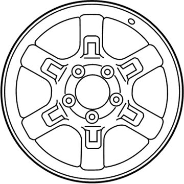 Toyota 42611-0C190 Wheel, Disc
