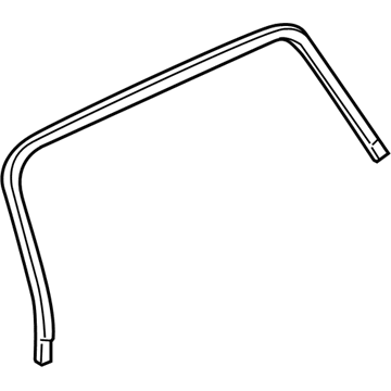 Mopar 5074160AF WEATHERSTRIP-Rear Door