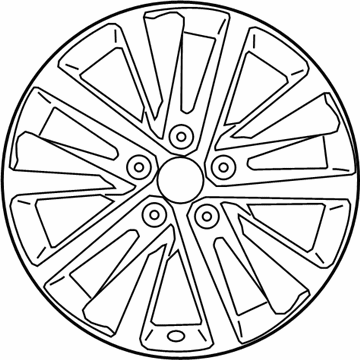 Lexus 42611-33D80 Wheel, Disc