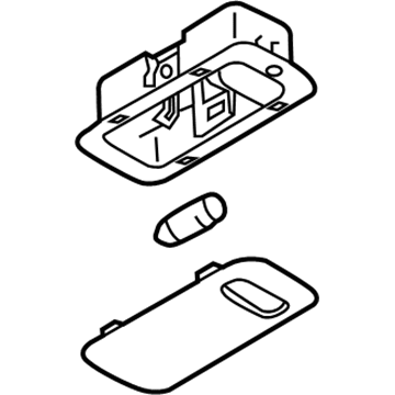 Nissan 26465-1JB0A Lamp Assy-Personal