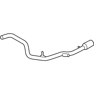 Ford KL3Z-5202-A Tail Pipe Extension