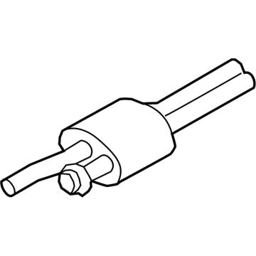 Ford HL3Z-5A212-A Front Muffler