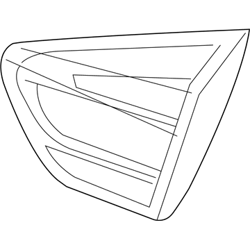 Kia 924401W200 Lens & Housing-Rear Combination Inside