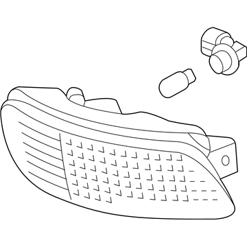 Lexus 81920-0E010 Reflector Assy, Reflex, LH