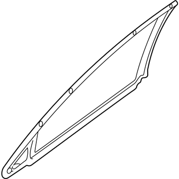 Mopar 4780118AL Molding-Front Door