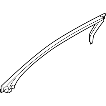 Hyundai 82160-2M000 Weatherstrip-Door Opening Upper, RH