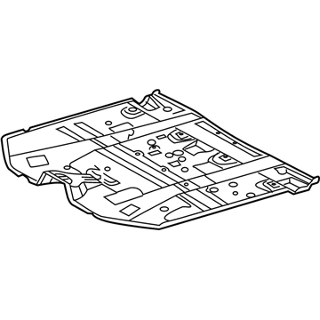 Lexus 58111-48907 Pan, Front Floor