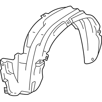 GM 30021208 Liner, Front Fender