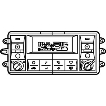 Mopar 55361430AF Air Conditioner And Heater Control