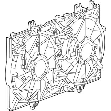 Nissan 21481-4BC0A Motor & Fan Assy-W/Shroud